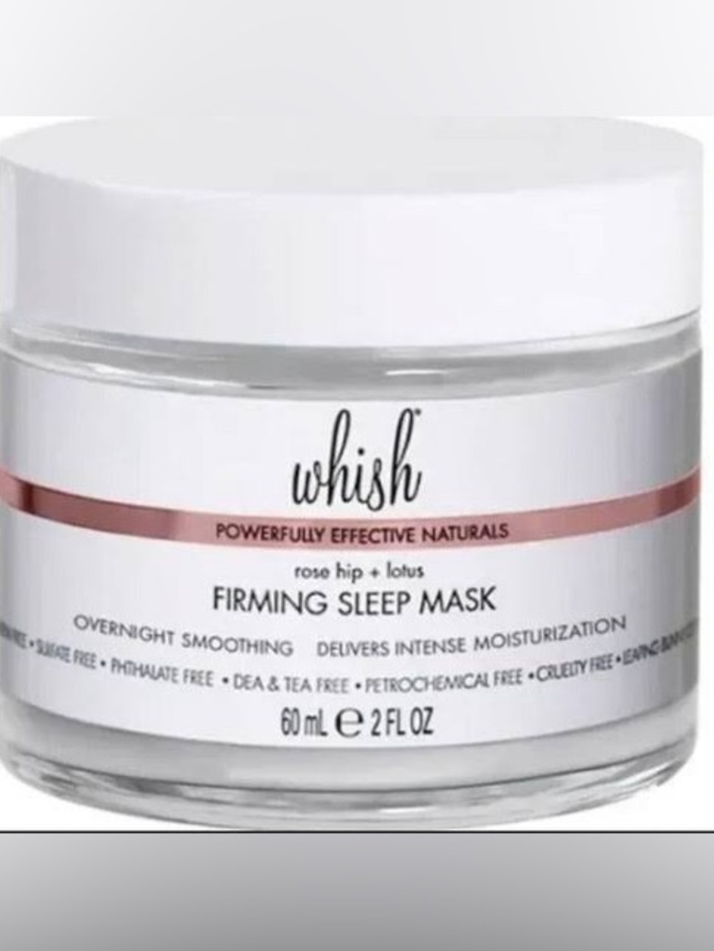 Whish Beauty Rose Hip and Lotus Firming Sleep Mask - 2 Oz